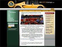 Tablet Screenshot of mylotusgarage.com